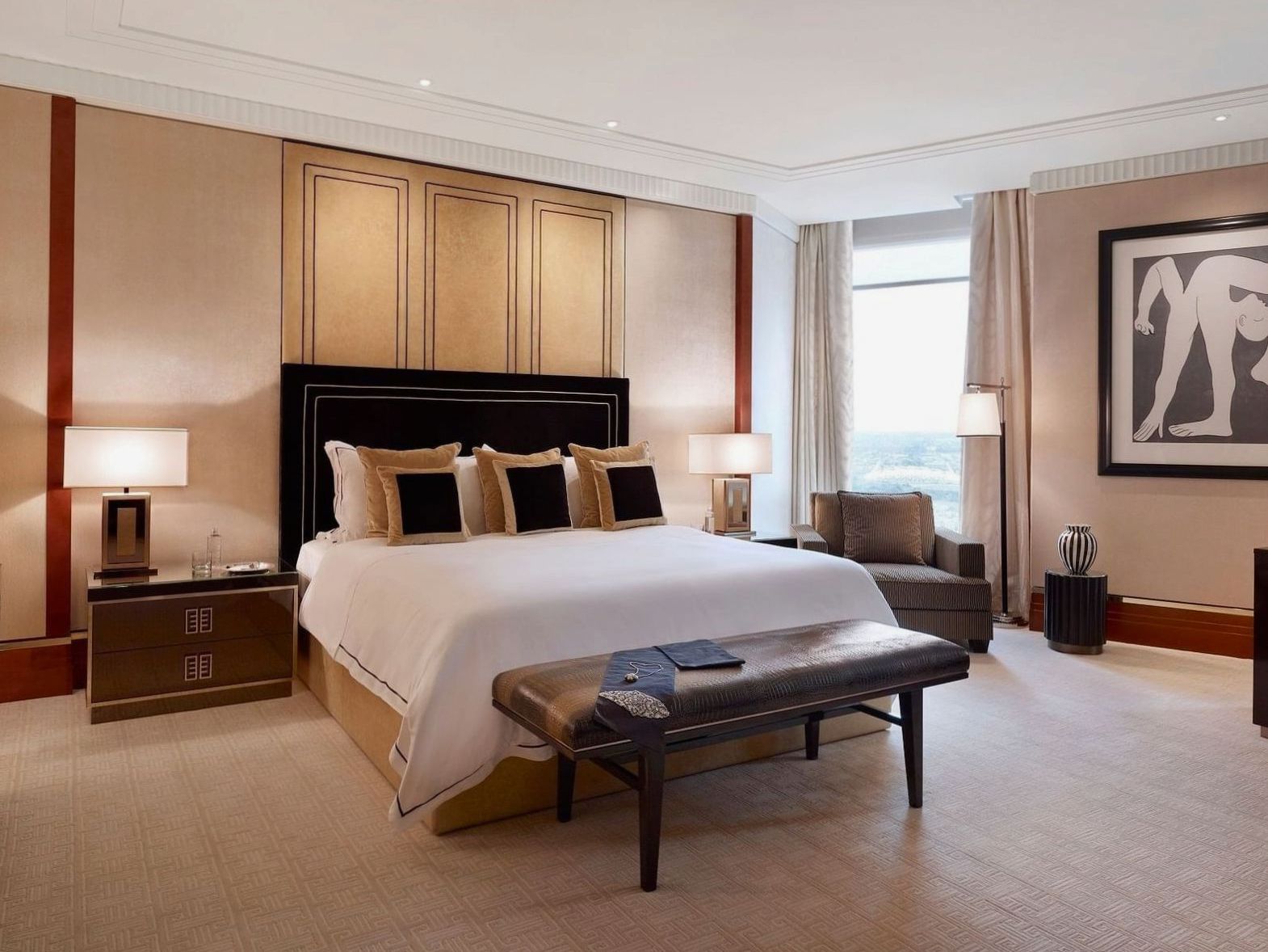 Classic Villa bedroom and living space