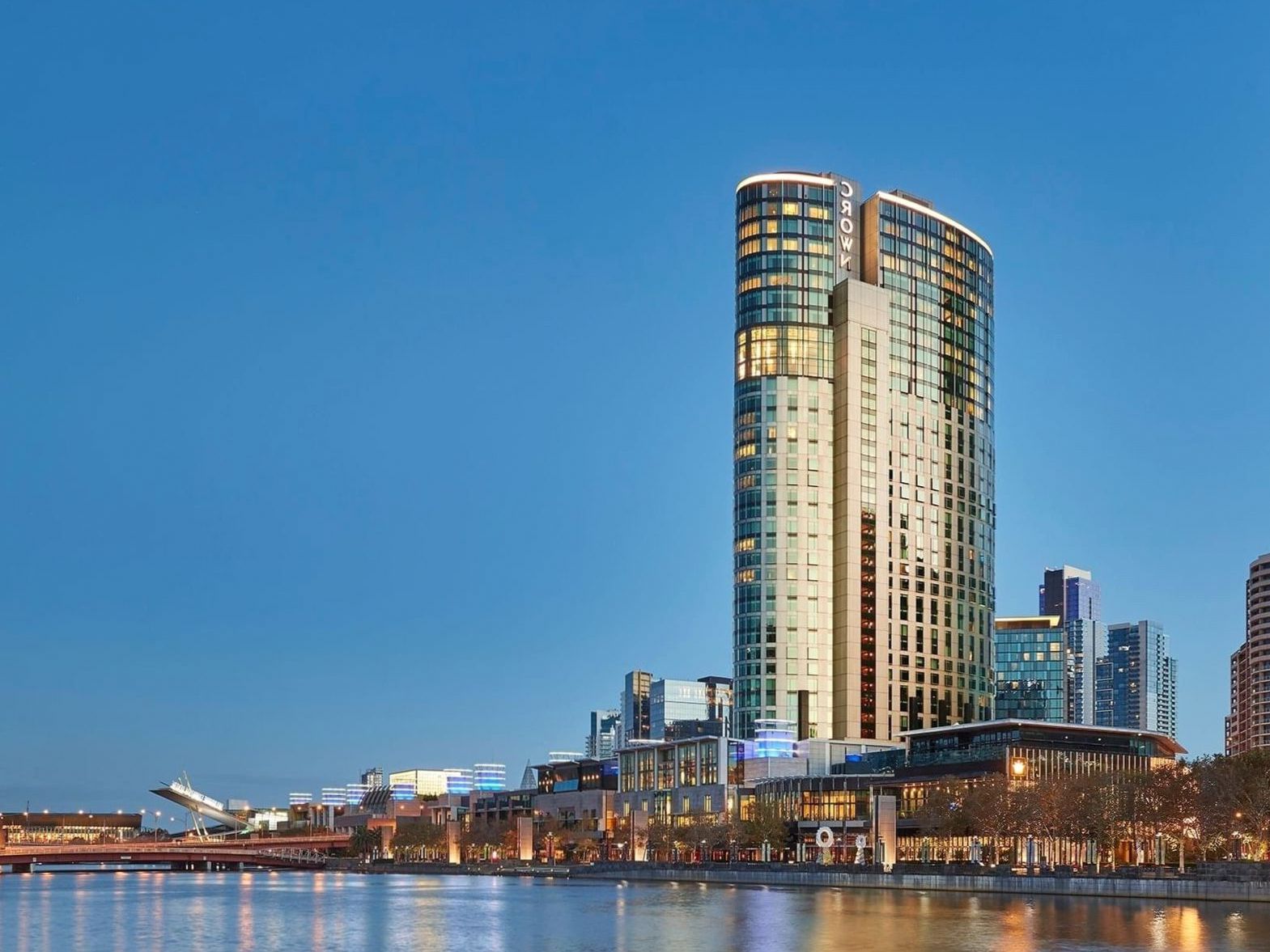 Melbourne Southbank viewed from the Yarra River